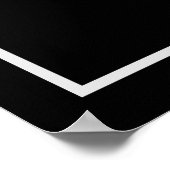 Zeven wetten van magie zwart en wit poster (Hoek)