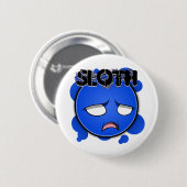 Zeven zingezichten - Sleuf Ronde Button 5,7 Cm (Voorkant /achterkant)