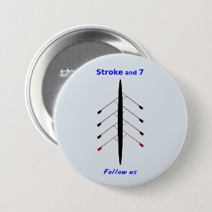 Zeven zitplaatsen voor de voortbeweging ronde button 7,6 cm
