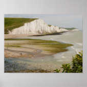 Zeven zussen en Poster van Beachy Head (Voorkant)