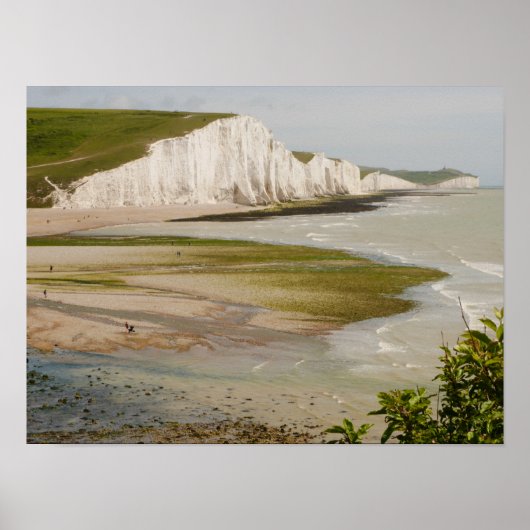 Zeven zussen en Poster van Beachy Head (Voorkant)