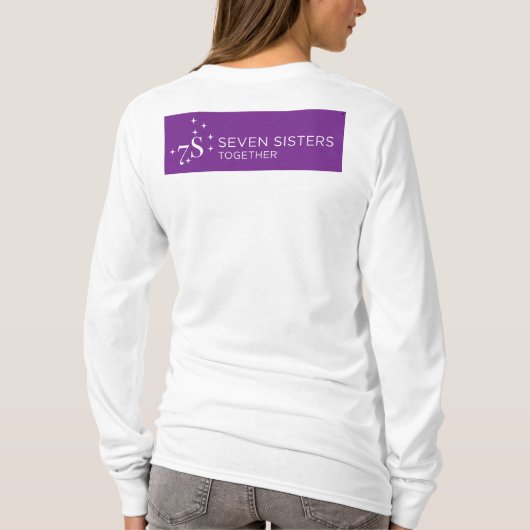 Zeven zussen, lange hoes, T T-shirt (Achterkant)