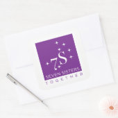Zeven zussen samen Sticker Sheet - 6 stickers (Envelop)