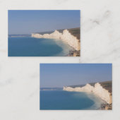 Zeven zusters Chalk Cliffs Beachy Head Visitekaartje (Voorkant / Achterkant)