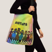 Zeven zusters dwars lichaam Canvas tas (Dichtbij)