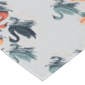 Zeven zwanen Een zwemmen cut-out stencil-stijl 6 Tafelkleed (Gekanteld)