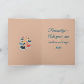 Zeven zwanen Een zwemmen cut-out stencil-stijl 7 Feestdagen Kaart (Binnen)