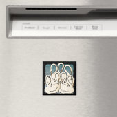 Zeven Zwanen per Zwemmen Magneet (Insitu (Vaatwasser))