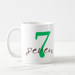 Zevende 7 Jaar Jubileum met Personalisatie Koffiemok