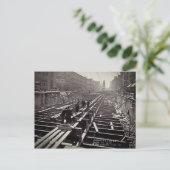 Zevende Avenue en 24-25th Streets Subway Briefkaart (Staand voorkant)