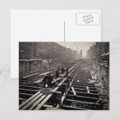 Zevende Avenue en 24-25th Streets Subway Briefkaart (Voorkant / Achterkant)