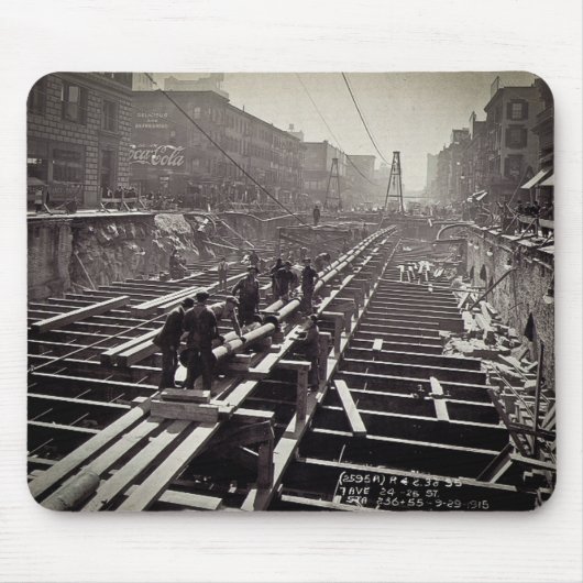 Zevende Avenue en 24-25th Streets Subway Muismat (Voorkant)