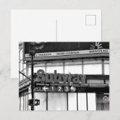 Zevende Avenue Subway Briefkaart (Voorkant / Achterkant)