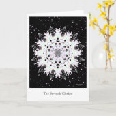 Zevende Chakra Kaart (Gele Bloem)