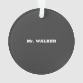 Zevende graad onderwijsleraar waardering, Geweldig Ornament (achterkant)