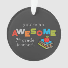 Zevende graad onderwijsleraar waardering, Geweldig