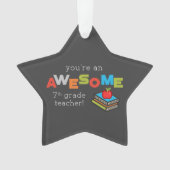 Zevende graad onderwijsleraar waardering, Geweldig Ornament (voorkant)