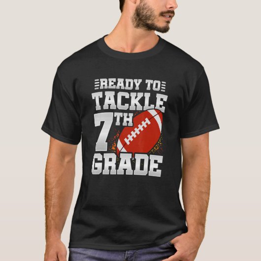 Zevende graad terug naar school leraar student 7t t-shirt (Voorkant)