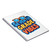 Zevende Graad Vibes Retro Zonnebril Notitieboek (Rechterzijde)