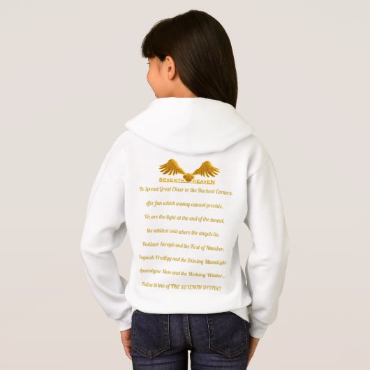 Zevende Heaven Hoodie (Achterkant volledig)