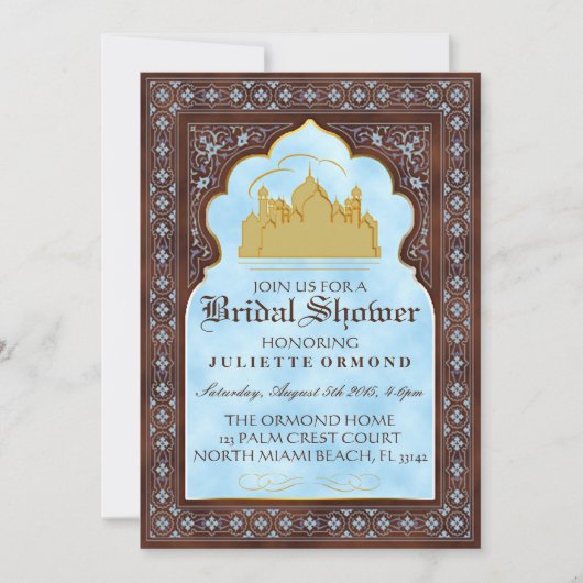 Zevende hemel - Bridal Shower Invitation Kaart (Voorkant)