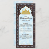 Zevende Hemel - de Kaart van het Menu (Voorkant / Achterkant)