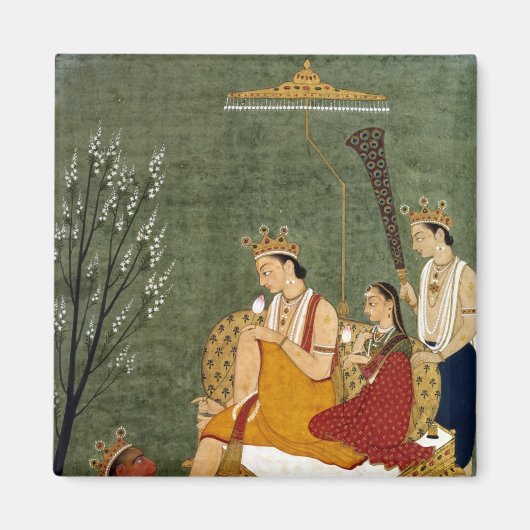 Zevende Incarnatie van Vishnu als Rama-Chandra Magneet (Voorkant)