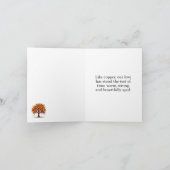 Zevende Jubileum Copper Love Keepsake Kaart (Binnen)