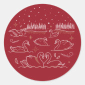 ZEVENDE KERSTDAG / KERST STICKERS (Voorkant)