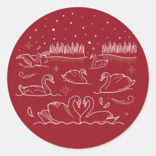 ZEVENDE KERSTDAG / KERST STICKERS