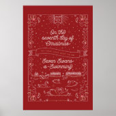 Zevende kerstdag Poster 24x36 (Voorkant)