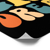 Zevende klas droomteam terug naar school poster (Hoek)