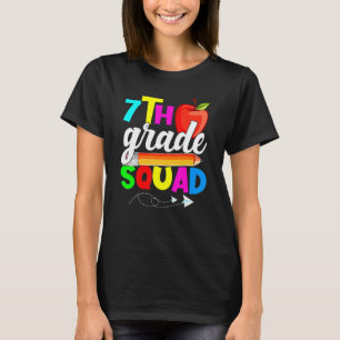 Zevende klas groep terug naar school eerste school t-shirt