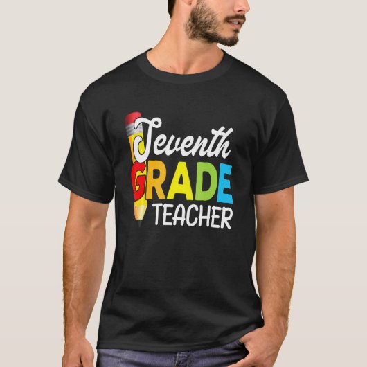 Zevende klas leraar eerste dag van de school schat t-shirt (Voorkant)