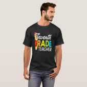 Zevende klas leraar eerste dag van de school schat t-shirt (Voorkant volledig)