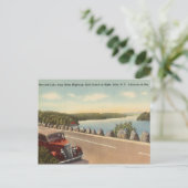 Zevende meer, Golfeiland, Inlet New York Briefkaart (Staand voorkant)