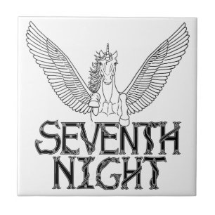 Zevende nacht tegeltje