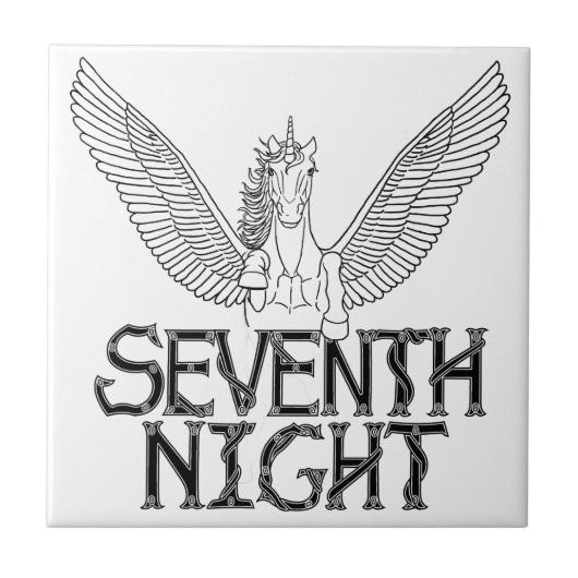 Zevende nacht tegeltje (Voorkant)