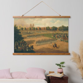 Zevende Regiment on Review, New York Tapestry Hangend Wandkleed