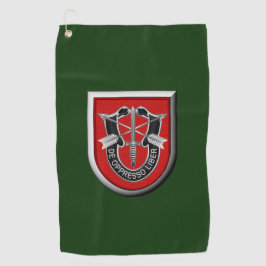 Zevende Speciale Forces Group - Aangepast Insignia Golfhanddoek