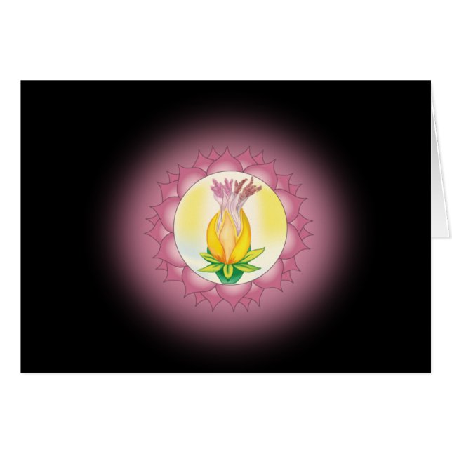 Zevende stap naar Soul Card met mantra (Voorkant Horizontaal)