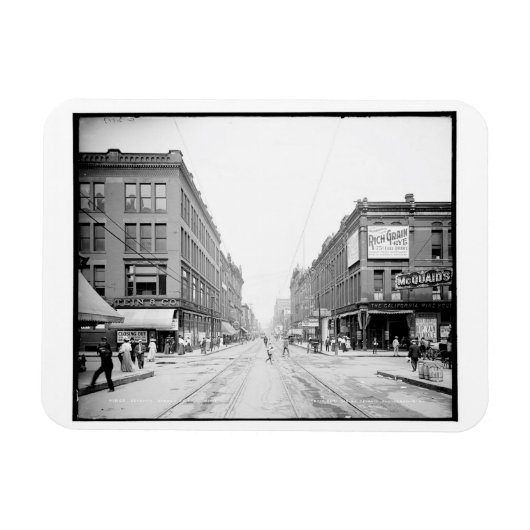 Zevende straat, St. Paul, Minnesota  Magneet (Horizontaal)