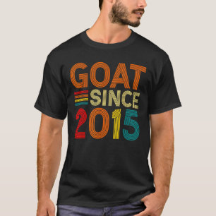 Zevende verjaardag 7 jaar oud GOAT sinds 2015 T-shirt