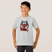Zevende verjaardag auto-racisme t-shirt (Voorkant volledig)