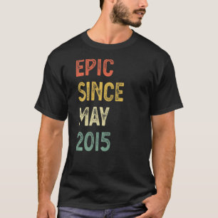 Zevende verjaardag jongens 7 jaar oud epic sinds m t-shirt