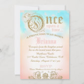 Zevende verjaardag ooit Prinses Kaart (Achterkant)