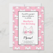 Zevende verjaardag van het meisje aankondiging (Voorkant)