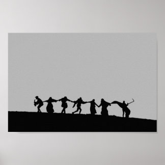 Zevende zegel van Ingmar Bergman Poster