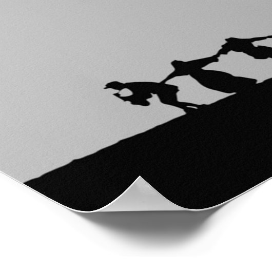 Zevende zegel van Ingmar Bergman Poster (Hoek)