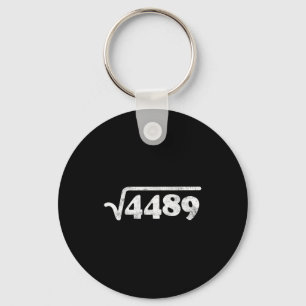 Zevenenzestig 67 Meme Vierkantswortel 4489 Slang W Sleutelhanger